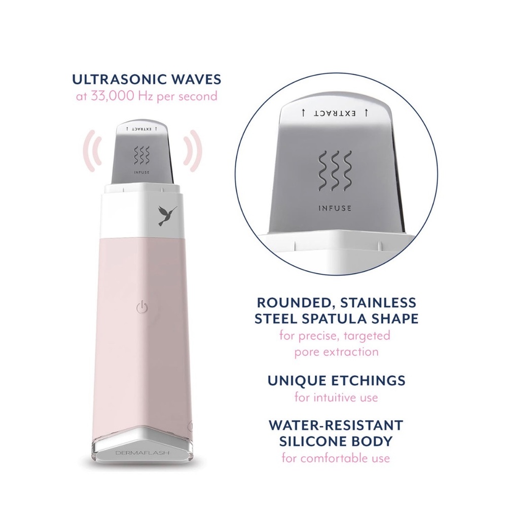 DERMAFLASH Dermapore Ultrasonic Pore Extractor & Serum Infuser - Picture 4 of 9